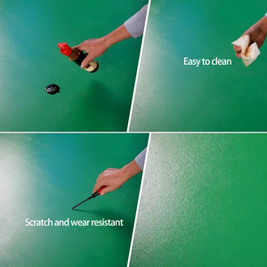 Recubrimiento de Piso de Resina Epoxi a Base de Agua <span class=keywords><strong>Salux</strong></span>, Arena de Cuarzo Cristal, Antipolvo, Autonivelante, Superficie Duradera, Mayor Duración, Multiusos - Product Image 5