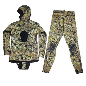 7MM सीआर खुला सेल थोक Wetsuit Neoprene Hooded डाइविंग सूट के लिए 2 टुकड़ा स्कूबा लंबी आस्तीन डाइविंग गीला सूट पुरुषों - Product Image 1