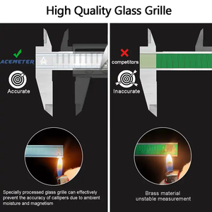 Hoge Precisie Plastic Koolstofvezel Insize Digitale 150Mm Duim Elektrische Wijzerplaat Roestvrij Staal Glijdende Elektronische Nonius Remklauw - Product Image 6