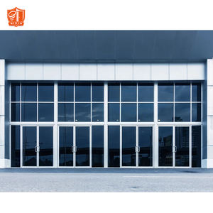 Porte de vitrine en aluminium avec panneau de verre Entrée commerciale - Product Image 3