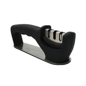Household Kitchen 3-Stage <b>Knife</b> Sharpener Stainless Steel Manual Multi-Grit Portable Diamond Sharpening <b>Tool</b> - Product Image 1
