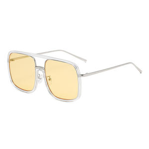 <span class=keywords><strong>2025</strong></span> nuevas gafas de sol moda Anti-azul Marco de luz gafas usan un estilo liso fino espejo sombreado - Product Image 3