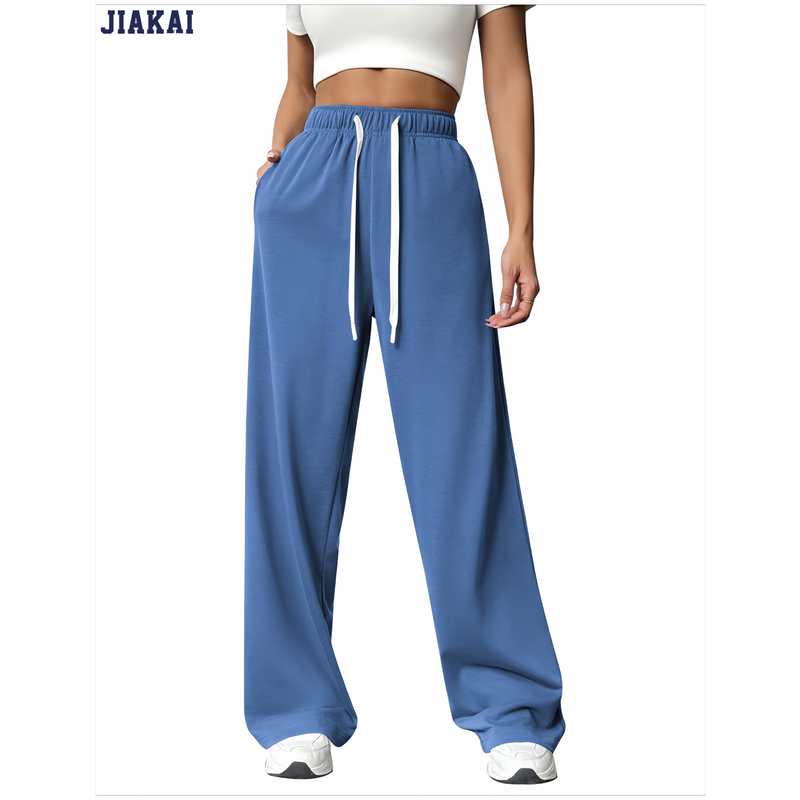 Fashion High Rise Wide Leg Sweatpants
