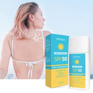 Vegan Non-Greasy Sunscreen SPF 50 90 Korean Sunscreen Lotion Face Sunscreen For Sensitive Black Skin