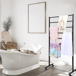 ขาตั้งผ้าพันคอ 7 ชั้นตั้งพื้นพร้อมล้อเลื่อน - Product Image 4