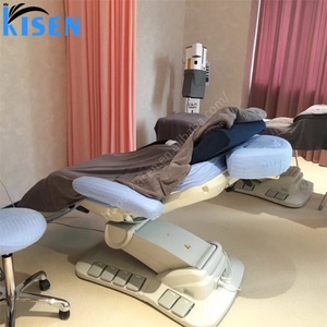 Fauteuil de soin esthétique électrique luxueux KISEN, lit de spa facial, 4 moteurs, mobilier de salon de beauté, lit de massage électrique rotatif - Product Image 5