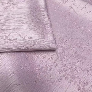 Jacquard en polyester tissé en rayonne imitée <span class=keywords><strong>250D</strong></span> avec motif de fleur de prunier dimensionnel en relief 3D texturé floral - Product Image 1