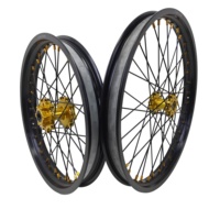 Ensemble de roues de moto électrique Sur-Ron Light Bee X 19/16 pouces, en alliage d'aluminium CNC anodisé, haute performance, jantes de motocross pour vélo électrique