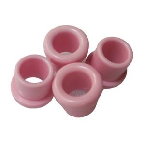 อุปกรณ์ร้อยสาย/บูชเซรามิกอะลูมินาแบบมีหน้าแปลน สำหรับเครื่องจักรถักไหมพรม-ใช้ในอุตสาหกรรมสายไฟและสิ่งทอ - Product Image 3