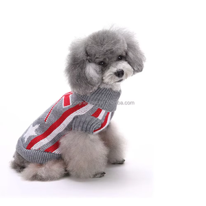 Hot-selling Western Style Winter Pet Clothing <strong>UK</strong> Knit Dog Sweater Custom - Product Image 2