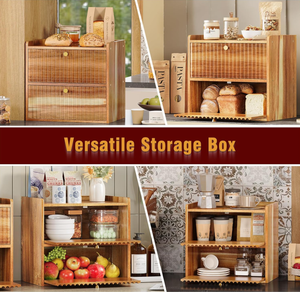Caja <span class=keywords><strong>de</strong></span> <span class=keywords><strong>Pan</strong></span> <span class=keywords><strong>de</strong></span> Acacia para Encimera <span class=keywords><strong>de</strong></span> Cocina, Contenedor <span class=keywords><strong>de</strong></span> Almacenamiento <span class=keywords><strong>de</strong></span> <span class=keywords><strong>Pan</strong></span> <span class=keywords><strong>de</strong></span> Madera, Caja <span class=keywords><strong>de</strong></span> <span class=keywords><strong>Pan</strong></span> <span class=keywords><strong>de</strong></span> Doble Capa, Organizador <span class=keywords><strong>de</strong></span> Alimentos <span class=keywords><strong>de</strong></span> Gran Capacidad - Product Image 6