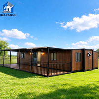 RELYANCE Cottage Best Seller Modular Container Streetshop Installation Rapide pour Bureau Toit Plat Écologique