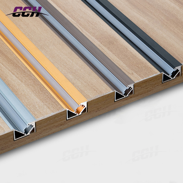 Furniture Cabinet LED Aluminum Light Slotted Aluminum Linear Strip Lighting System Recessed Led Linear Light for Kitchen Cabinet