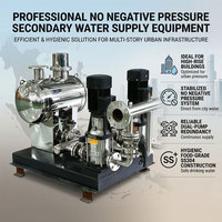 Système d'alimentation en eau à pression constante avec pompe de surpression à fréquence variable (VFD) automatique multi-étages pour le traitement de l'eau