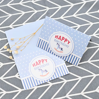 Cartes de remerciement en papier kraft en gros, 50 pièces, pour mariage, anniversaire, pour ma petite entreprise, cartes de remerciement personnalisées pour cadeaux