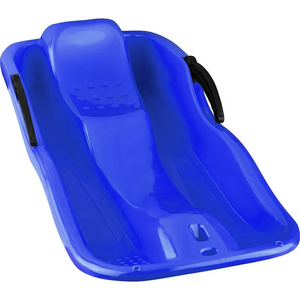 Conditions de neige Corde à tirer flexible et poignées Toboggan Hiver Desert Prairie Traîneau à neige en plastique - Product Image 6