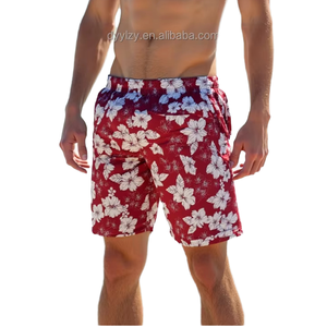 Shorts de Baño Casuales Premium para Hombre, de Lona, Cintura Media, Secado Rápido, Transpirables y Cómodos para la Playa, con Diseño Moderno - Product Image 1