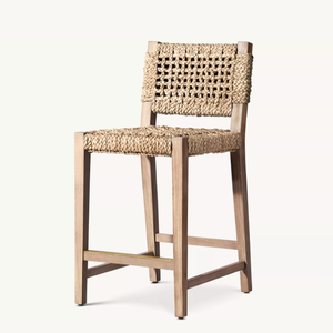 Nouveau design de mobilier de salle à manger en bois, tabourets de <span class=keywords><strong>bar</strong></span> en corde de <span class=keywords><strong>style</strong></span> rural - Product Image 4