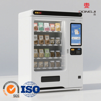 24/7 Mini distributeur automatique de nourriture pour animaux de compagnie distributeur en métal pour chien Snack & Treats accepte les paiements par carte de crédit et pièces de monnaie