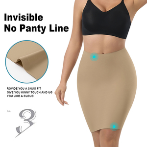 29488 Sculpting Super Elastic Control <strong>Slips</strong> Dropshipping High <strong>Waist</strong> Shaper Slimming Body Shaper Tummy Control Half <strong>Slip</strong> OEM - Product Image 6