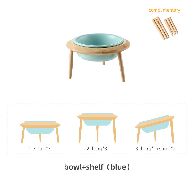 Bol + étagère (bleu)