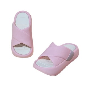 Pantuflas de EVA con Suela Gruesa y Correa para Mujer, Punta Abierta, Acolchadas, para Usar en Casa en Verano - Product Image 5