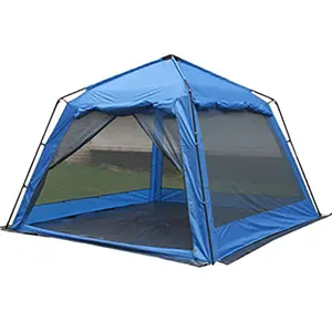 Large Luxury Screen House Garden Canopy Tent Camping Family TentScreened Canopy with detachable PE floor