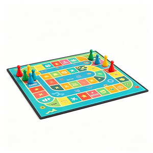 Wholesale Custom Eco-Friendly Durable Board Game Manufacturer Portable Table Game Factory Direct Sale Printing Design Full Game - Product Image 4