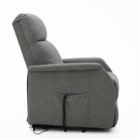 Fauteuil inclinable électrique moderne Geeksofa, fauteuil releveur médical pour personnes âgées et handicapées, cadre en bois, tissu extensible