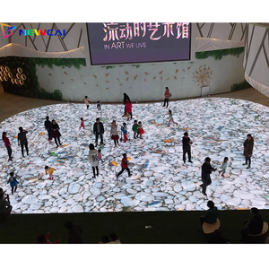 P3.91 vòng tương tác sân khấu sàn nhảy LED hiển thị kỹ thuật số trung tâm mua sắm không dây LED sàn gạch màn hình - Product Image 2