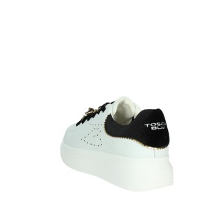 Sneakers uomo di tendenza moda alta SF2401S015 bianco/nero scarpe da passeggio basse - Product Image 2