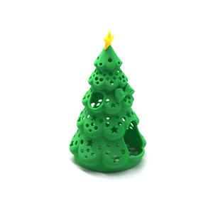 Nouveauté : Caverne de cachette pour aquarium en forme de sapin de Noël, imprimée en 3D, micro-paysages pour la reproduction des poissons et des crevettes - Product Image 2