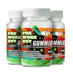 גומי פרטית למותג פרטי להגברת אנרגיה לפני אימון, תוספי תזונה לאימון - Product Image 1