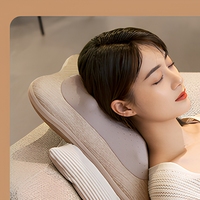 Coussin de massage corporel 4D Shiatsu à balançoire et pétrissage pour le cou, la taille, les épaules et le dos