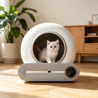 EU-Lager Sofort Lieferbar Fabrikpreis Große Kapazität APP-Steuerung Einfache Reinigung Kein Verstecken Automatische Intelligente Katzentoilette