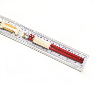 Juego de Papelería de Alta Calidad, Lápiz, Borrador, Sacapuntas, Regla Multifuncional de Plástico de 30 cm para la Escuela - Product Image 5