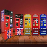 Machines de jeu de grue personnalisables avec choix de couleurs, effets lumineux LED et designs thématiques pour les zones de divertissement familial