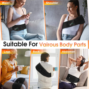 <span class=keywords><strong>Ceinture</strong></span> <span class=keywords><strong>de</strong></span> massage chauffante sans fil Eveekon avec télécommande, <span class=keywords><strong>ceinture</strong></span> <span class=keywords><strong>de</strong></span> massage pour soulager les muscles et la douleur, 3 intensités <span class=keywords><strong>de</strong></span> vibration - Product Image 6