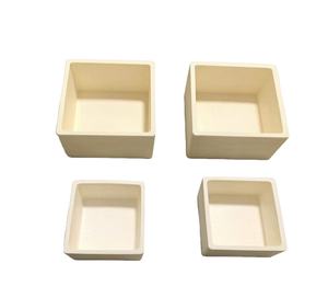 Crisol Refractario Cuadrado de Alúmina de Alta Estabilidad y Pureza con Tapa para Fundir Oro - Product Image 5