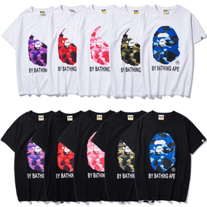 <span class=keywords><strong>T</strong></span>-<span class=keywords><strong>shirt</strong></span> imprimé Bapees tendance pour homme, version haute qualité 1:1, collection 2026, avec impression <span class=keywords><strong>de</strong></span> lettres, style designer <span class=keywords><strong>de</strong></span> mode - Product Image 5