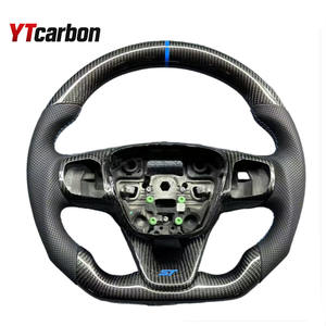 Volant en carbone YTcarbon pour Focus MK4 Fiesta MK8 Kuga Bronco Sport Escape E-Transit Maverick <span class=keywords><strong>Tourneo</strong></span> <span class=keywords><strong>Courier</strong></span> Puma - Product Image 2