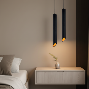 Lampe suspendue GU10 moderne au design chic, petite et longue, à ouverture inclinée, <span class=keywords><strong>pour</strong></span> îlot de <span class=keywords><strong>cuisine</strong></span>, lampe de projection - Product Image 3