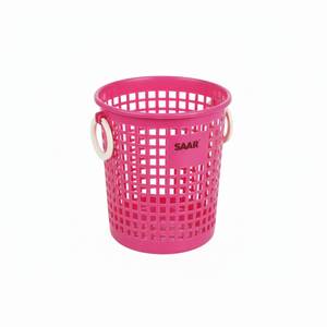 Cesto anello rotondo Inomata in rosso borse e cestini per biancheria durevoli - Product Image 1