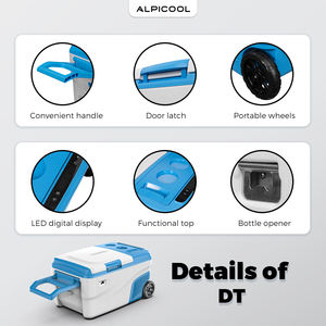 DT25 Alpicool réfrigérateur de voiture 12v camping mini réfrigérateur compresseur petits réfrigérateurs de voiture congélateur mini glacière électrique pour l'extérieur - Product Image 6