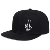 Casquette Snapback Unisexe Personnalisée Y2K avec Broderie 3D Camouflage Léopard/Animal/Lettre, Visière Plate, 6 Panneaux, 100% Polyester, OEM