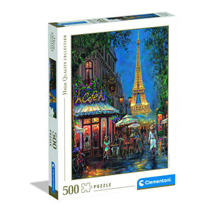 CLEMENTONI HQC - จิ๊กซอว์ 500 ชิ้น ค่ำคืนที่ร้านกาแฟอีเฟล 20 - Product Image 1