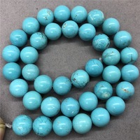 Bijoux de mode Boucles d'oreilles en pierres précieuses colorées Pierre Perle ronde Goujons Boucles d'oreilles pour femmes Goujons turquoise Décoratif Naturel Super Star