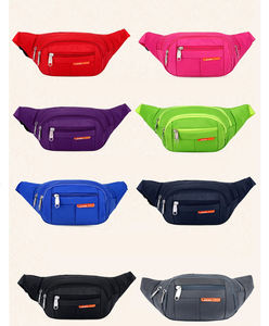 Riñonera Deportiva Impermeable con Logotipo Personalizado al por Mayor, Riñonera Deportiva con Cremallera Oxford para Gimnasio, para Hombre y Mujer - Product Image 4