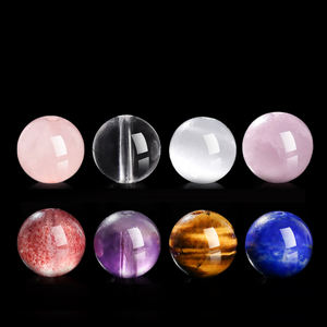 Cuentas de Piedra Natural Mixta de 6-10 mm al por Mayor, Suministros para Joyería DIY, Cuentas de Ágata y Cristal - Product Image 1