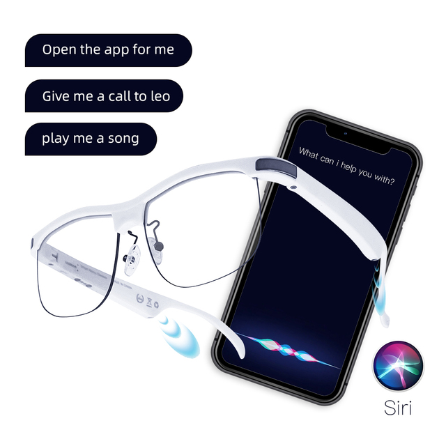 Smart Sunglasses Music Blue  Sunglasses Smart Glasses with Screen with Ar Display Smart Glasses Augmented Reality